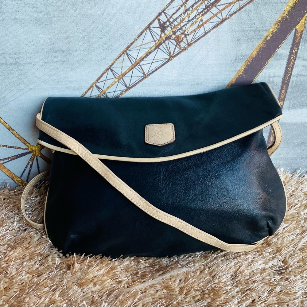 Céline Vintage Leather Crossbody Bag